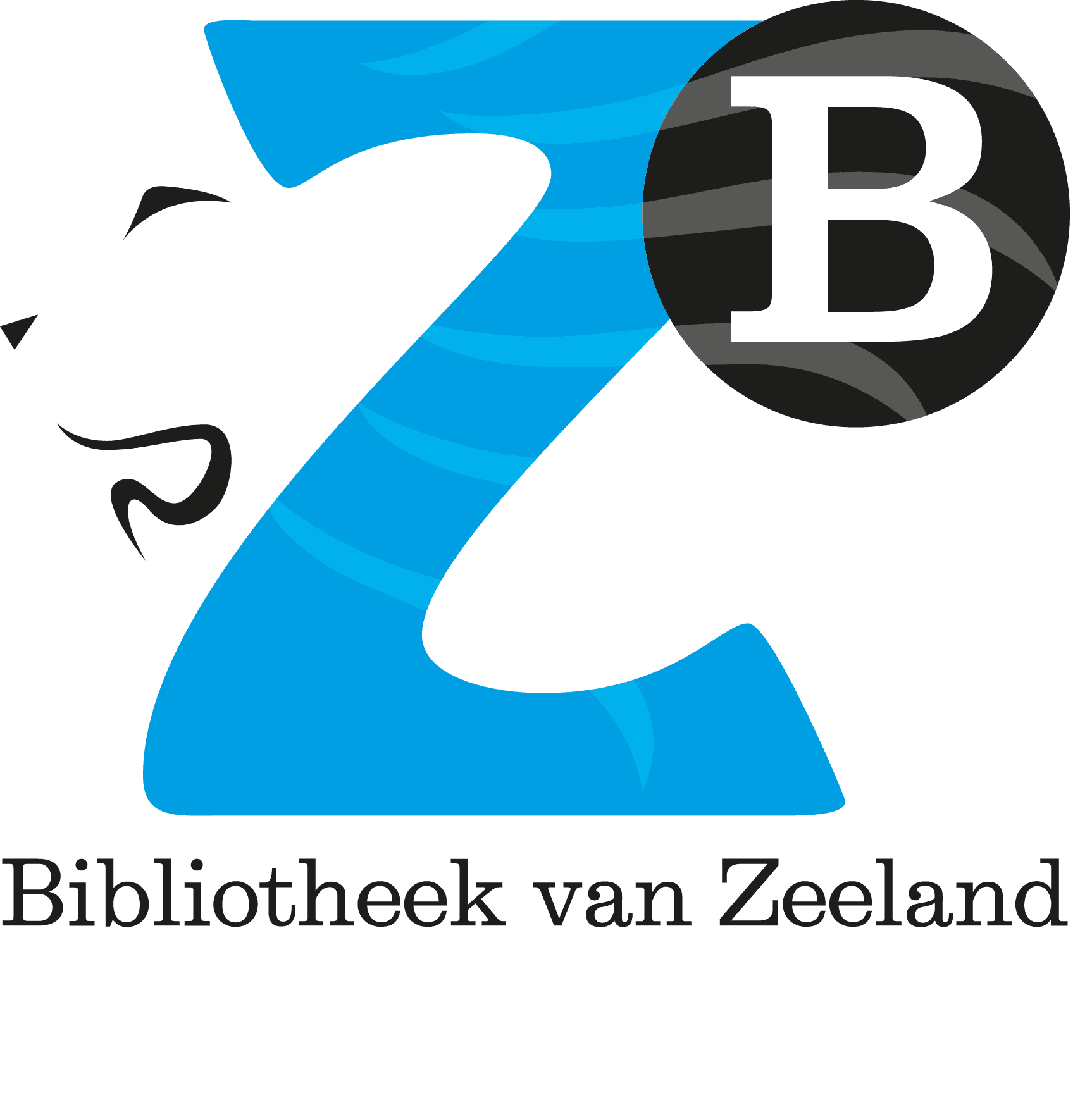 Logo van ZB Bibliotheek van Zeeland