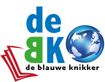 Logo van De Blauwe Knikker